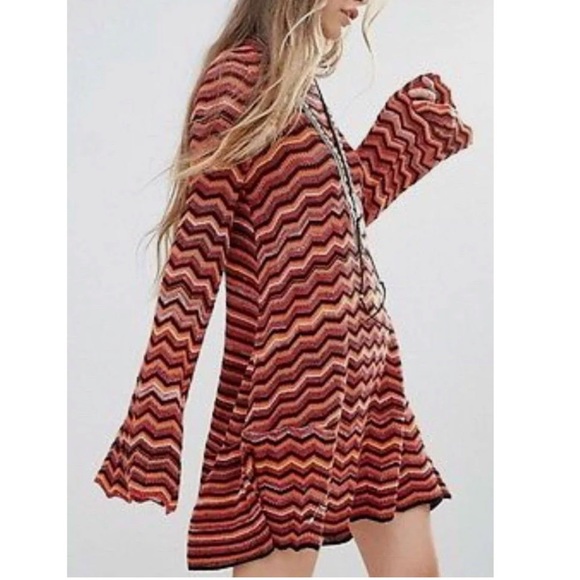 ⛔️SOLD⛔️Free People Ziggy Sweater Knit Tunic Dres - Picture 14 of 14